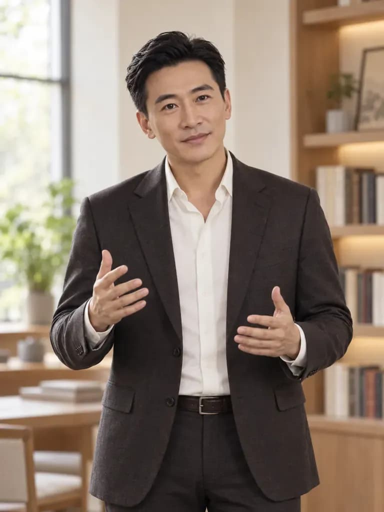 思想表达力双语培训团队形象示意